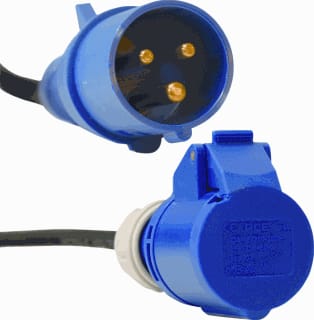 Ratio Electric - Extension cord Aansluitleiding Ext Crd Cee3 Bl M-F 3X2,5