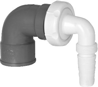 Jimten - Toebeh. vaatwas-/wasmachine/droger Akth Wasm Aanslst 40Mm Haaks