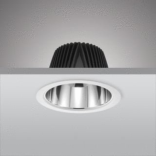 Prolumia - Plafond-/wandarmatuur Led 165 10W Wit 4000K 150