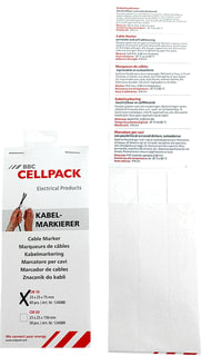 Cellpack - Tekststrookblad DS30