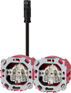 Technische Unie - Hollewanddoos met schakelmateriaal bj 2v wcd rd bw abb