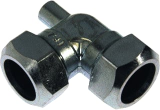 VSH - KLEM 105SP Fitting met 2 aansluitingen St/Z Ontl.Knie 22X22