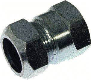 VSH - KLEM 107 Fitting met 2 aansluitingen St/Z Kopp.Re 22X1 Knxbi
