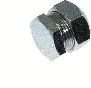 VSH - KLEM 207 Fitting met 1 aansluiting St/Z Eindstop 35Mm