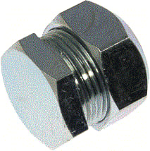 VSH - KLEM 207 Fitting met 1 aansluiting St/Z Eindstop 15Mm