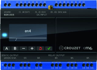 Crouzet - EM4 PLC basiseenheid Plc Ethernet Zwart