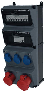 Mennekes - AMAXX CEE-contactdoos combinatie Contactdoos 4Mod