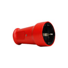 Kopp - Koppelcontactstop (geaard) contrastkkr geaard 16a rd