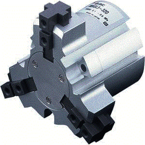 SMC Nederland - MHS3 Gripper (pneumatic/hydraulic) Mhsl3-32D