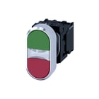 Siemens - Drukknop Illuminated Twin Knop Grn
