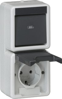 Gira - Combinatie schakelaar/wcd Combi Uit-Wis/Wcd/Ra Gr