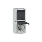 Gira - Combinatie schakelaar/wcd Combi Uit-Wis/Wcd/Ra Gr
