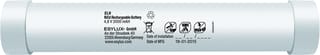 ESYLUX - Batterij, oplaadbaar elh fm bat nicd 2000mah