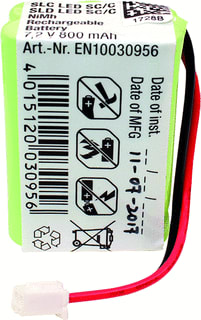ESYLUX - Batterij, oplaadbaar slc/sld bat nimh 800mah