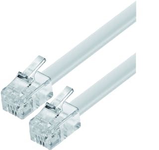 ESYLUX - Systeem patchkabel twisted pair cable rj10 10m wh