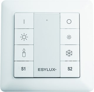 ESYLUX - Tastsensor bussysteem push button x8 tw