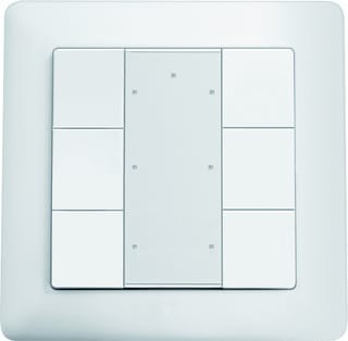 ESYLUX - Tastsensor bussysteem Push Button X6 Dali-2 Wh
