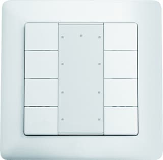 ESYLUX - Tastsensor bussysteem Push Button X8 Dali-2 Wh