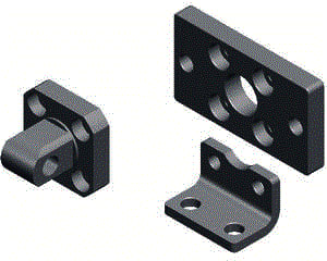 SMC Nederland - C55 Accessories for pneumatic cylinder cylinder c55-l032