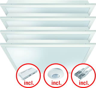 ESYLUX - Plafond-/wandarmatuur celine-2 op ir 840 set