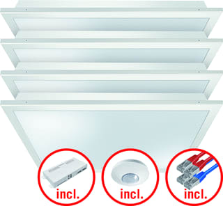 ESYLUX - Plafond-/wandarmatuur celine-2 hcl op 8tw set