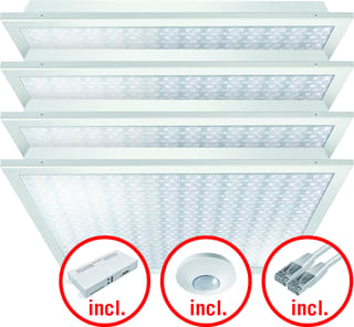 ESYLUX - Plafond-/wandarmatuur celine-2 tr ir 840 set