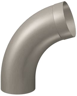 Rheinzink - PrePATINA Graphite grey Fitting met 2 aansluitingen Bocht 100 72Gr Gg