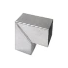 Rheinzink - Classic Vierkante fitting met 2 aansluit. Bocht 100X100 90Gr