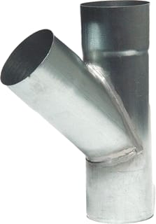 Rheinzink - Classic Fitting met 3 aansluitingen T-Stuk 120 45Gr
