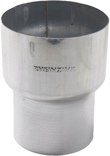 Rheinzink - Classic Fitting met 2 aansluitingen Verloopstuk 70/80