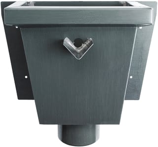 Rheinzink - PrePATINA Graphite grey HWA vergaarbak vergaarb 80 vierkant gg