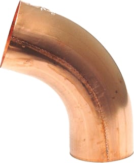 Wentzel - Fitting met 2 aansluitingen Bocht 80 85Gr Kop