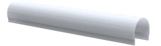 OneEightyOne - LED Profielen Toebeh./onderdelen lichtslang/-band cover 100 round opal diff