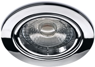 Norton - HLV-A Inbouwspot voor ledbron Downlight/spot/schijnwerper Chroom Gu10