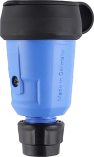 ABL - Koppelcontactstop (geaard) kopp schuko elamid blauw