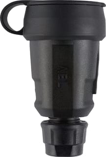 ABL - Koppelcontactstop (geaard) Kopp Schuko Ip44 1580 Zw