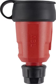 ABL - Koppelcontactstop (geaard) Kopp Schuko Ip44 1580 Rood