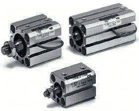 SMC Nederland - CQS Pneumatic cylinder pneucyl cdqsb25-150dcm