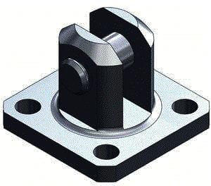 SMC Nederland - CQS Accessories for pneumatic cylinder Cylinder Cqs-D016