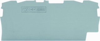Wago - TOPJOB S 2002 Eindplaat rijgklem Tj S Afsluitpl 0,8Mm Gr.