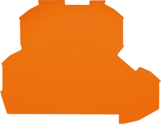 Wago - TOPJOB S 2002 Eindplaat rijgklem Afsluitplaat Oranje