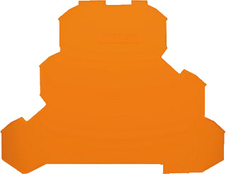 Wago - TOPJOB S 2002 Eindplaat rijgklem Afsluitplaat Oranje