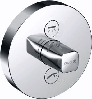 Kludi - Push Inbouwmengkraan afmset cart rond 2