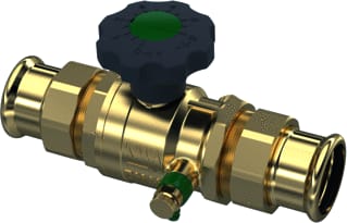 Raminex - S.28 Premium Plus Kogelafsluiter Kogelkrn S28 Dn40 + Afta