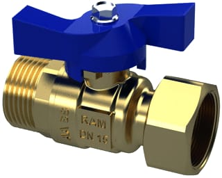 Raminex - S.28 Kogelafsluiter Kogelkraan 3/4 Dn15 Pn10