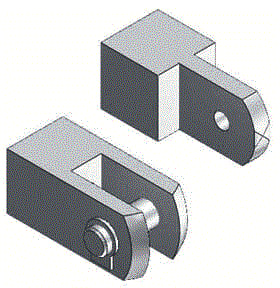 SMC Nederland - CJ5 Stelgaffel cylinder y-j016sus