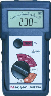 Megger - MIT230 Isolatieweerstandsmeter Isolwstmtr 250-1000