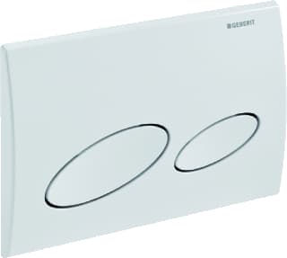 Geberit - Kappa20 Bedieningsplaat spoelsysteem Bedieningspl.Wit
