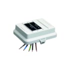 Attema - Cable-mate AK2-W5 Deksel voor opbouwdoos wand/plafond Dks+Aansl.3X3P Zw +1X4P Wi