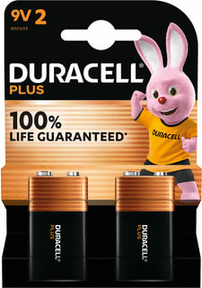 Duracell - Plus Batterij, niet oplaadbaar Alka 100% 9V Br2